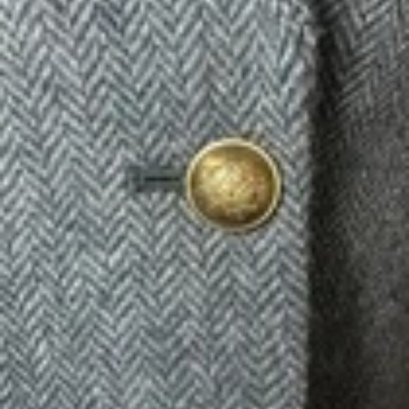 NWOT J.Crew x Moon Campbell jacket in teal wool herringbone tweed - Picture 8 of 13